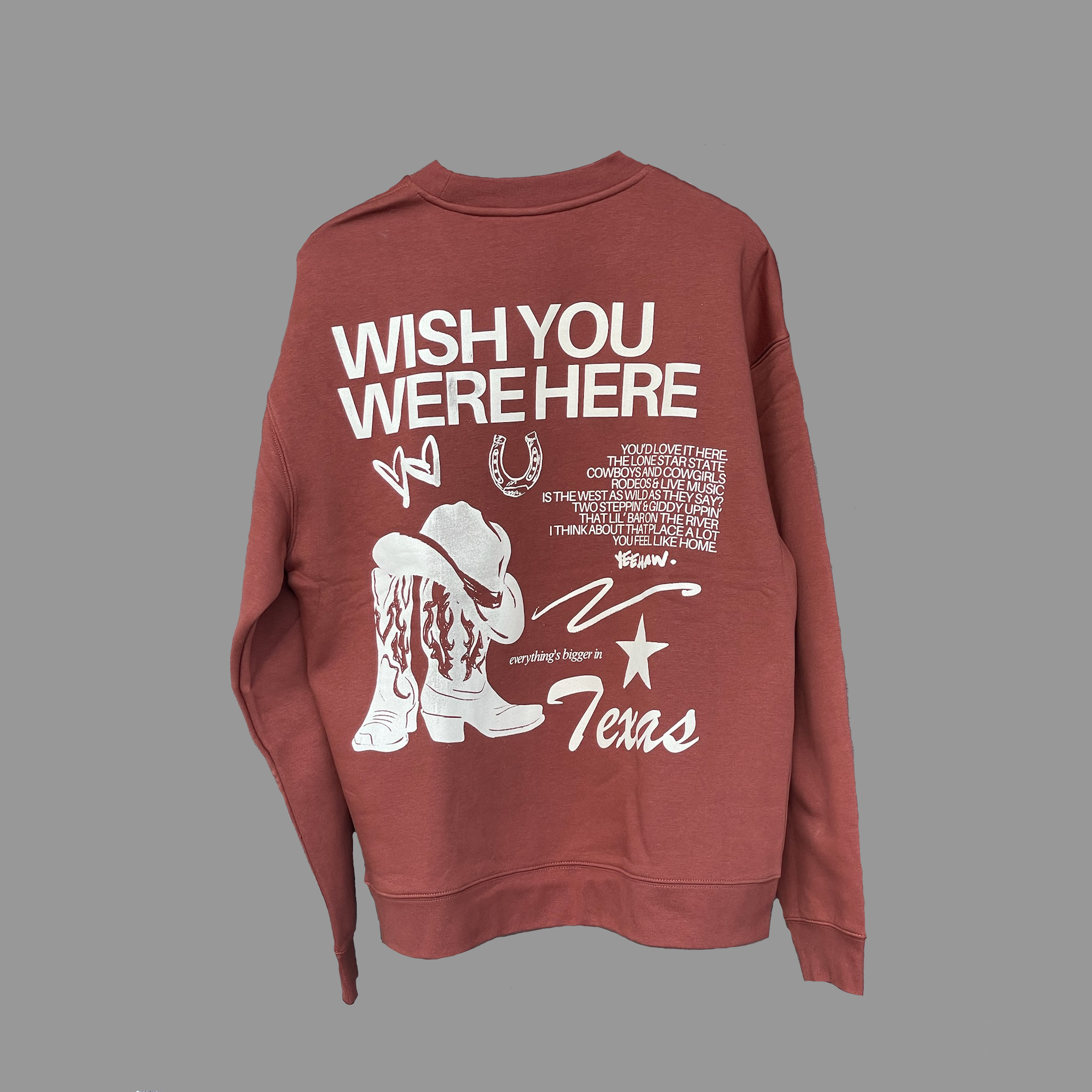 Wish You Were Here (TX) Crewneck