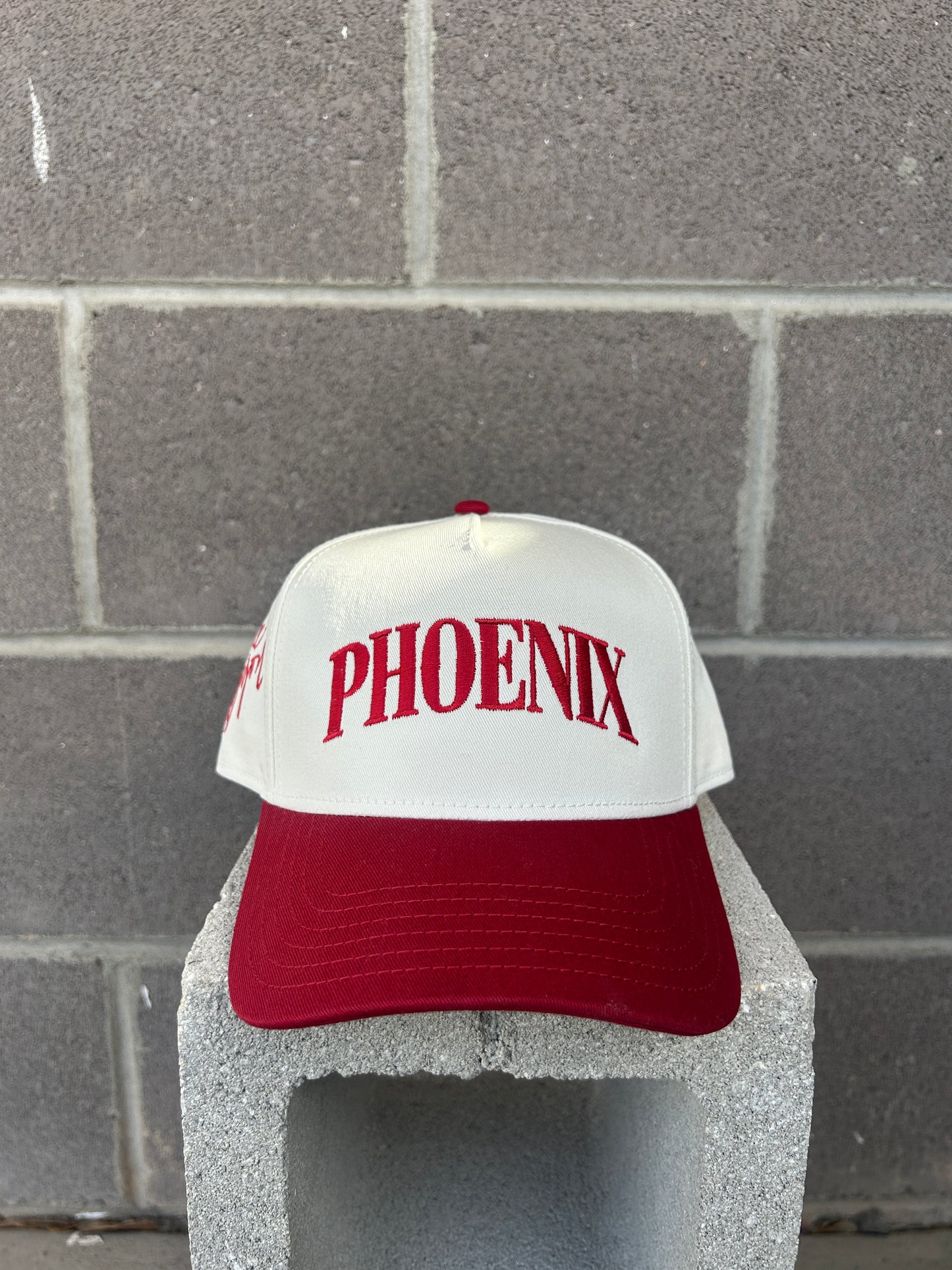 Love you PHOENIX two tone red/natural hat
