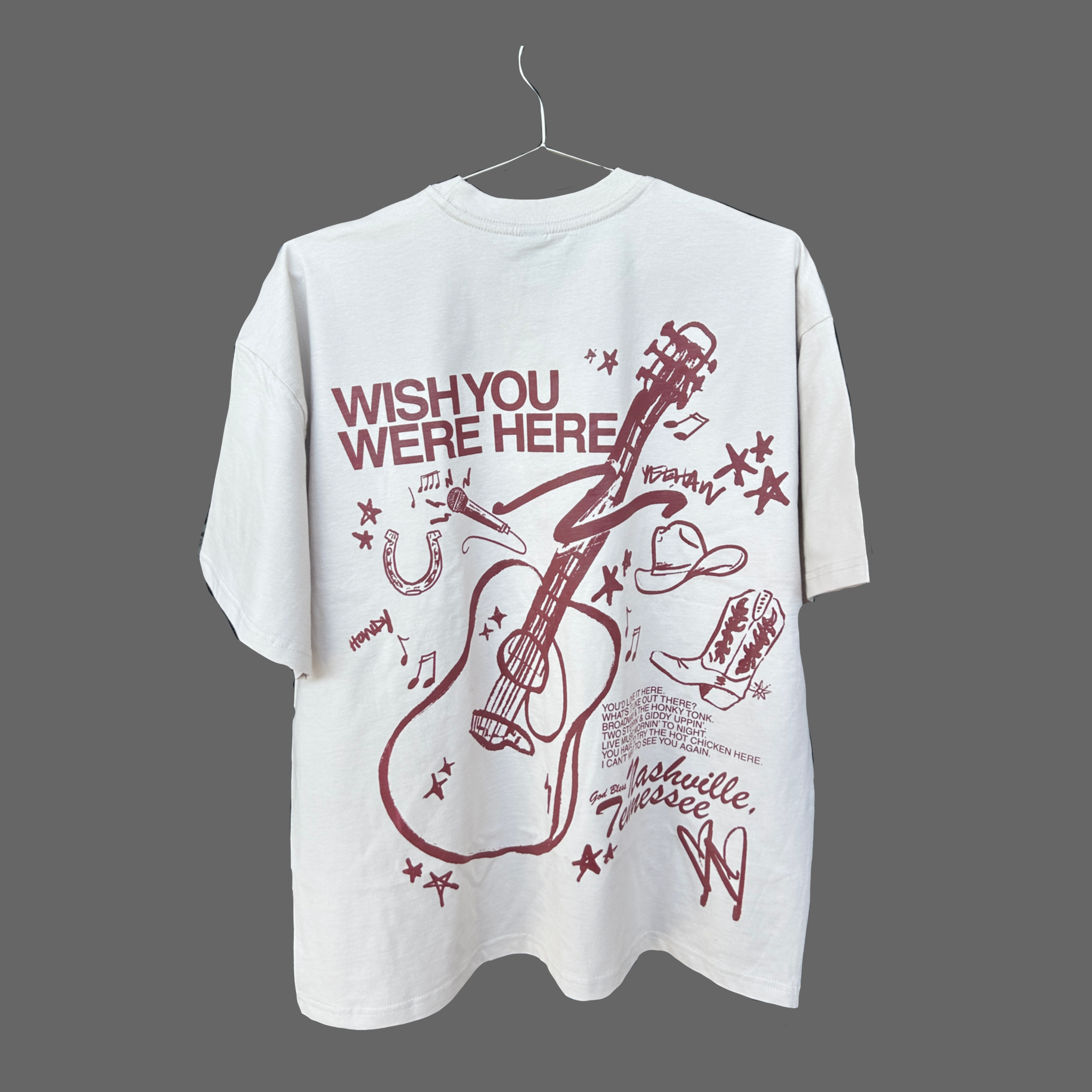 WISH YOU WERE HERE TEE- Nashville, Tennessee