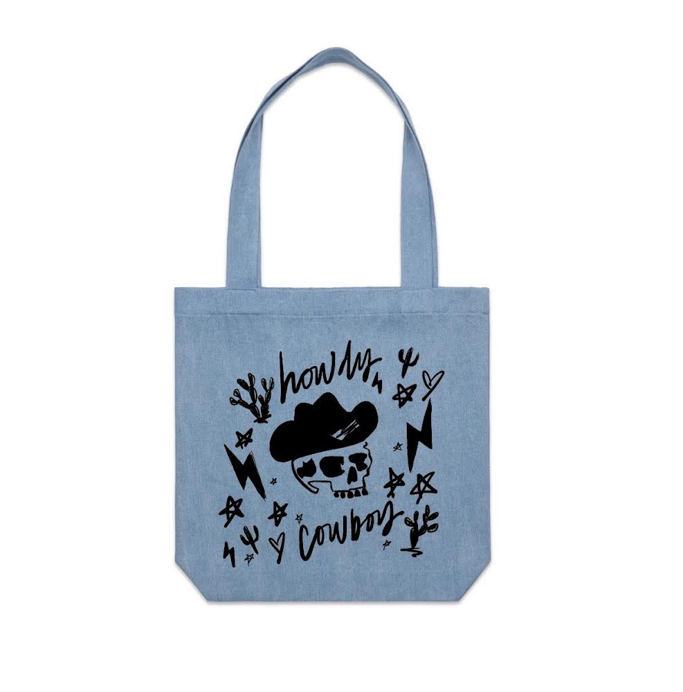 HOWDY denim tote