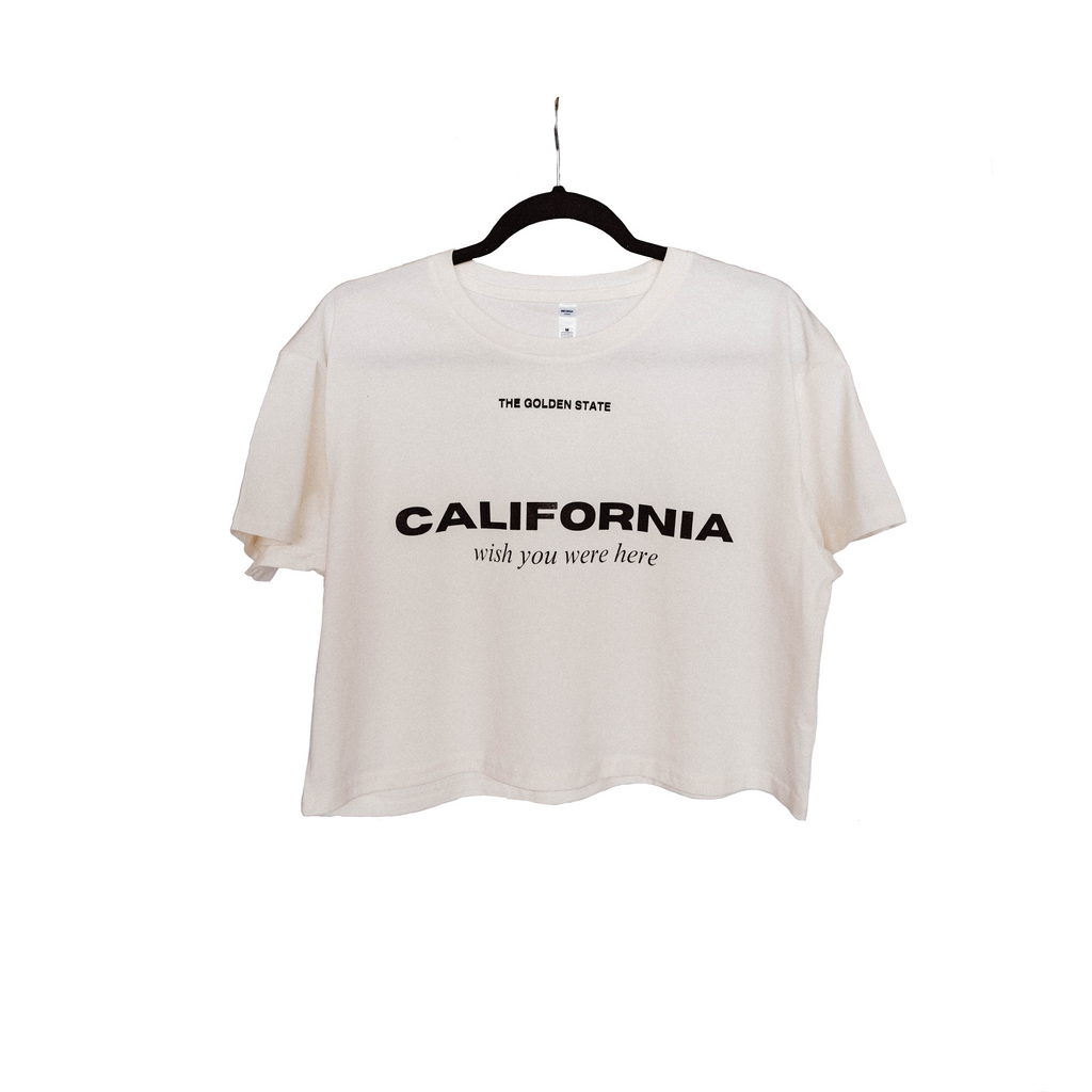 Golden State Crop Tee
