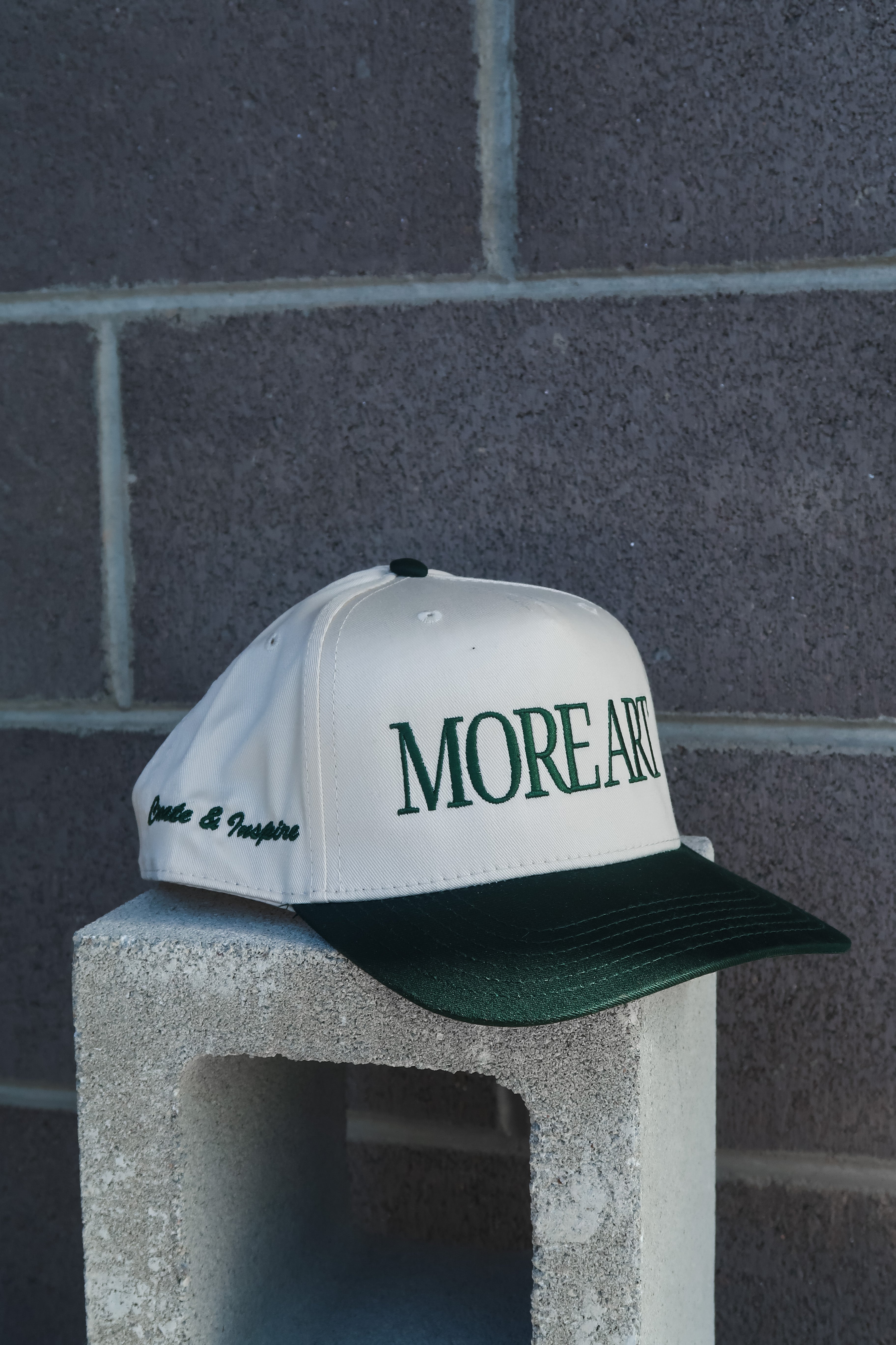 MORE ART two tone hat