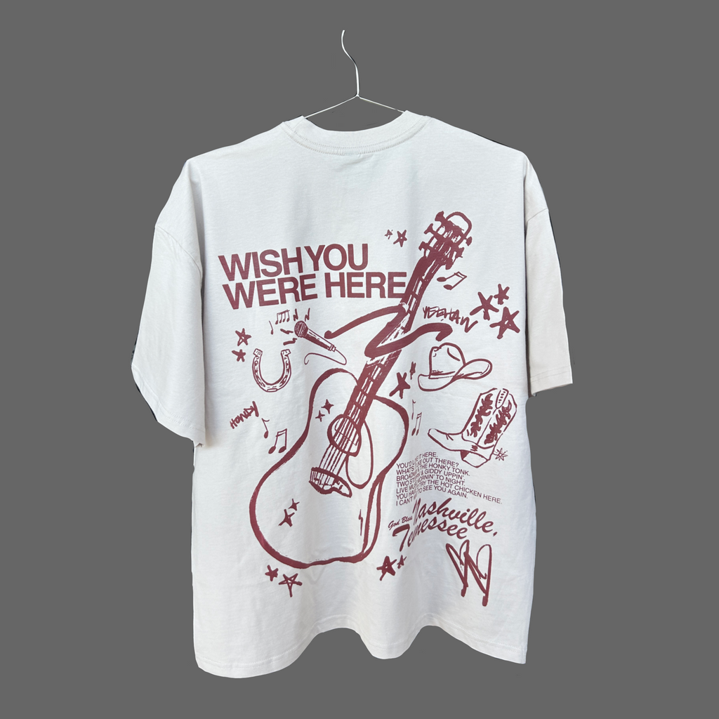 WISH YOU WERE HERE TEE- Nashville, Tennessee
