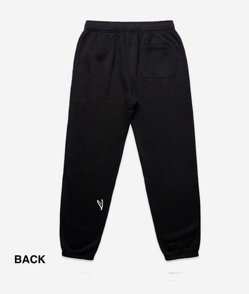 Black Heart Sweatpants
