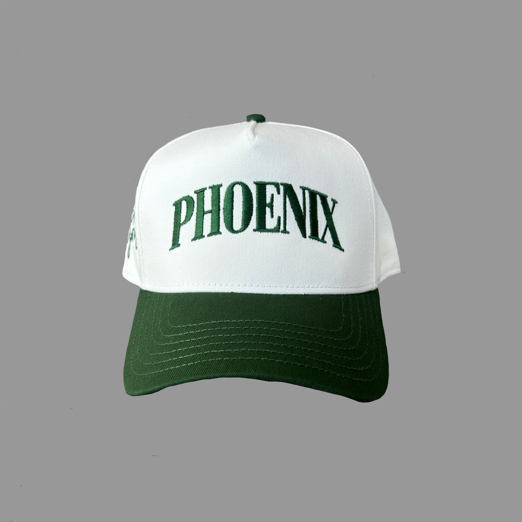 LUCKY YOU -  PHOENIX - forest green/natural two tone hat