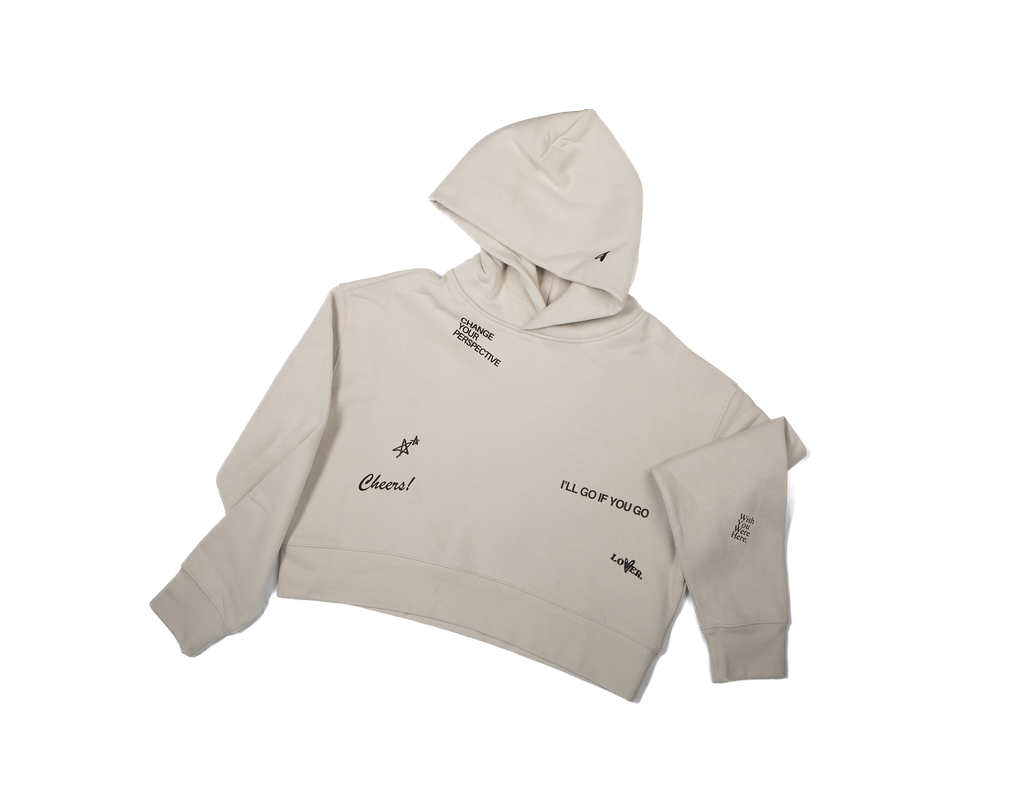 Greatest Hits Crop Hoodie