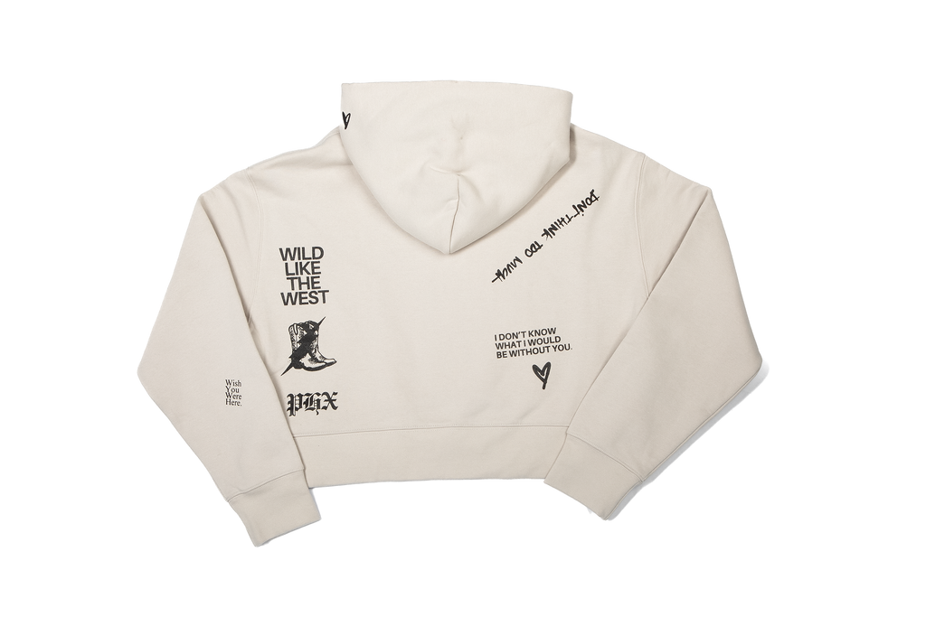 Greatest Hits Crop Hoodie
