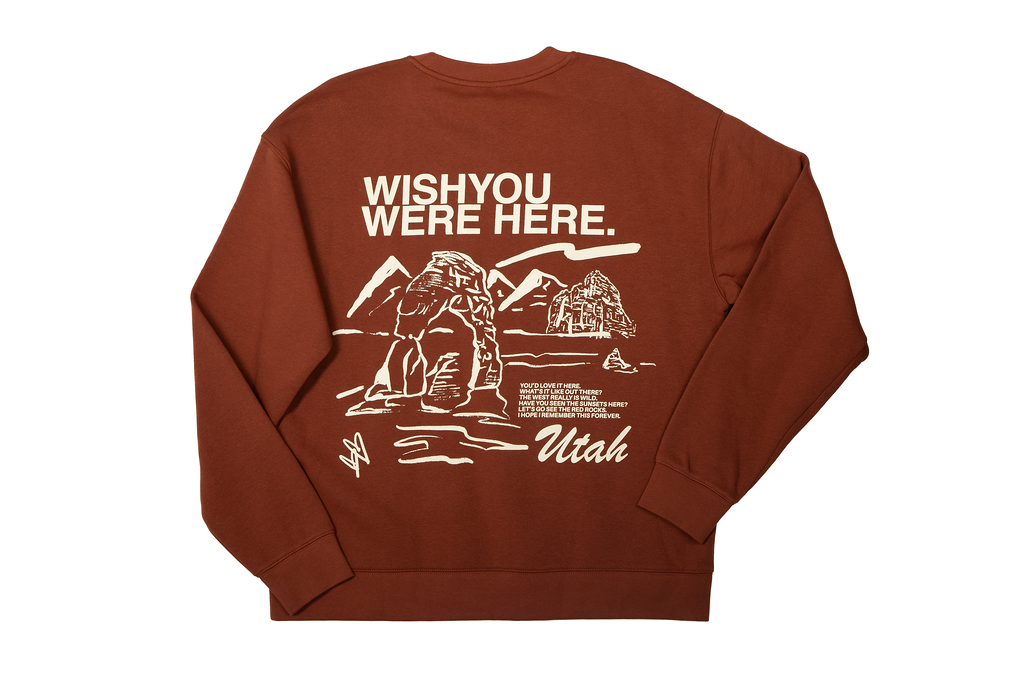 Wish You Were Here Crewneck (Utah)