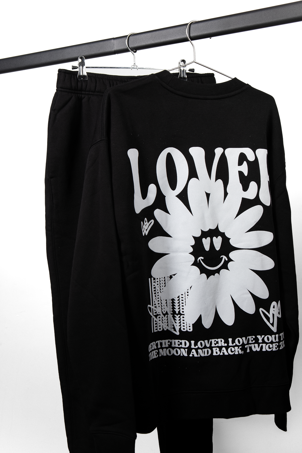 Black Heart Sweatpants