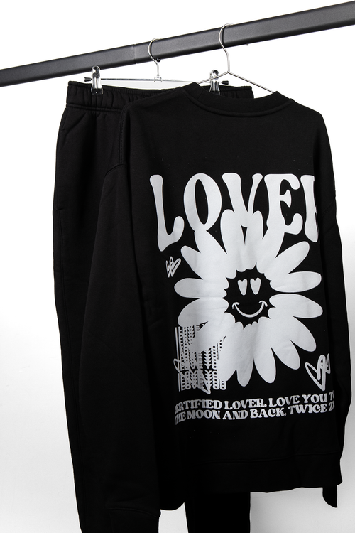 Black Heart Sweatpants